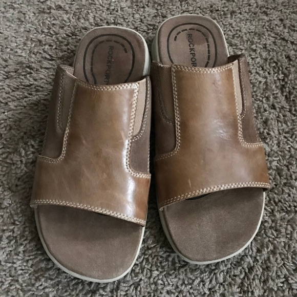 rockport slides mens